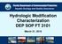 Hydrologic Modification Characterization DEP SOP FT 3101