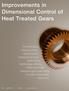 Improvements in Dimensional Control of Heat Treated Gears