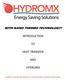 INTRODUCTION HEAT TRANSFER AND HYDROMX