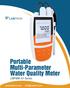 Portable Multi-Parameter Water Quality Meter LMPWM-A1 Series