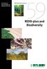 REDD-plus and Biodiversity