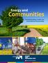 Prioritizing Safety, Health and Environmental Stewardship. Energy and Communities