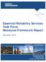 Essential Reliability Services Task Force Measures Framework Report