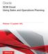 Oracle. SCM Cloud Using Sales and Operations Planning. Release 13 (update 18A)