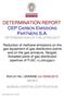 DETERMINATION REPORT CEP CARBON EMISSIONS PARTNERS S.A. DETERMINATION OF THE JI PROJECT