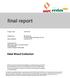 final report Halal Blood Collection Kurrajong Meat Technology Pty Ltd Date published: February 2012