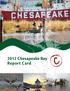 2012 Chesapeake Bay Report Card