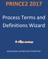 PRINCE Process Terms and Definitions Wizard. The Project Management. Framework. Dave Litten s PRINCE2 Definitions