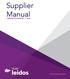 Supplier Manual VERSION 3 QUARTER LCS(T)-TL-SUPPLIER MANUAL-R03C00