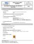 SAFETY DATA SHEET Revised edition no : 1 SDS/MSDS Date : 20 / 11 / : SULPHURIC ACID 0.5mol/L (1N) FOR 500 ml SOLUTION : 0292B