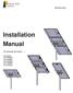 STP Mount Series. Installation Manual. STP-LSCR-MAN 2017 Edition v1.0. For models: STP-SCR/045 STP-SCR/060 STP-SCR/070 STP-LCR/090 STP-LCR/120