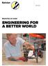 ENGINEERING FOR A BETTER WORLD