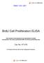 BrdU Cell Proliferation ELISA