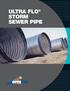 ULTRA FLO STORM SEWER PIPE