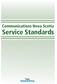 Communications Nova Scotia Service Standards