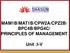 MAM1B/MAT1B/CPW2A/CPZ2B/ BPC4B/BPG4C/ PRINCIPLES OF MANAGEMENT. Unit :I-V