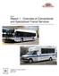 Report Report 1 - Overview of Conventional and Specialized Transit Services