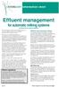 Effluent management for automatic milking systems by Kendra Kerrisk and Barrie Bradshaw