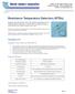 Resistance Temperature Detectors (RTDs)