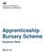 Apprenticeship Bursary Scheme
