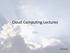 Cloud Computing Lectures SOA