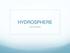 HYDROSPHERE EOG REVIEW