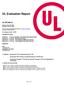 UL Evaluation Report UL ER Issued: June 29, 2015 Revised: July 29, UL Category Code: ULFB. CSI MasterFormat