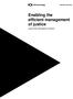 Solution Overview Enabling the efficient management of justice