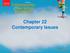 Chapter 22 Contemporary Issues
