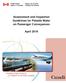 Assessment and Inspection Guidelines for Potable Water on Passenger Conveyances. April 2016