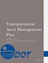 Transportation Asset Management Plan