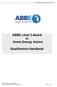 ABBE Level 3 Award in Home Energy Advice. Qualification Handbook