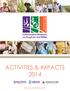 ACTIVITIES & IMPACTS 2014