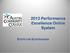 2012 Performance Excellence Online System STEPS FOR SUPERVISORS
