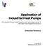 Application of Industrial Heat Pumps