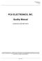 PCA ELECTRONICS, INC. Quality Manual