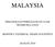 MALAYSIA PERANGKAAN PERDAGANGAN LUAR NEGERI BULANAN MONTHLY EXTERNAL TRADE STATISTICS