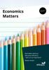 Economics ISSUE 3. Matters