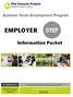 Summer Youth Employment Program. Information Packet. An Equal Opportunity Employer/Provider.