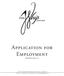 Application for Employment Springdell Associates, LLC