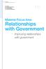Relationships with Government
