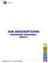 JOB DESCRIPTIONS UNIONIZED WORKERS/ DIRECT