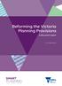 Reforming the Victoria Planning Provisions. A discussion paper