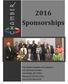 2016 Sponsorships. Fort Smith Chamber of Commerce 612 Garrison Avenue Fort Smith, AR Phone: (479) Fax: (479)