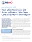 micronote #37 Value Chain Governance and Access to Finance: Maize, Sugar Cane and Sunflower Oil in Uganda