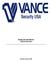 Employee Handbook Advanced-Tech Security Services. Employee Handbook Vance Security