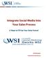 Integrate Social Media Into Your Sales Process