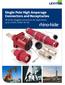 Single Pole High Amperage Connectors and Receptacles