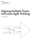 Aligning Multiple Teams with Lean-Agile Thinking