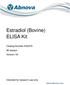 Estradiol (Bovine) ELISA Kit